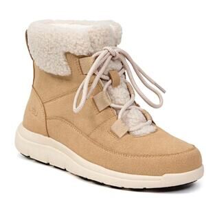 NEW JBU Women's Freeze Round Toe Winter Boots Tan Size 6.5M